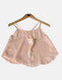 Blush Pink Satin Spaghetti Strap Top